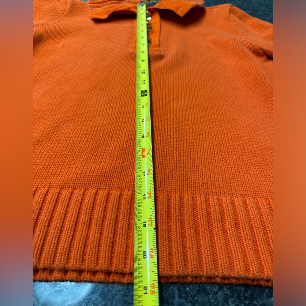 Lauren Ralph Lauren women’s large orange sweater - Picture 7 of 14